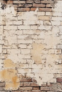 斑驳老旧砖墙纹理特写