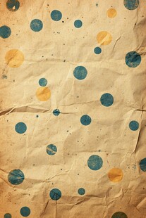 复古波点皱纸纹理背景