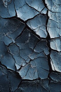 蓝色干裂纹理背景