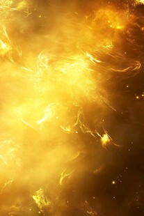 金色火焰特效背景图
