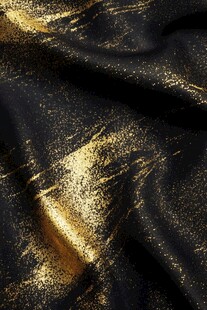 黑金质感布料纹理特写
