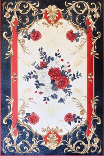 欧式花卉边框精美装饰图案