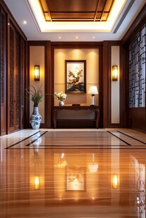 中式豪华门厅 尽显典雅格调