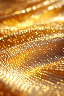 金色闪耀波光纹理背景图