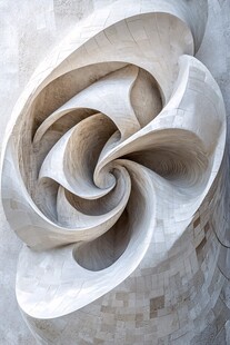 螺旋几何建筑艺术造型