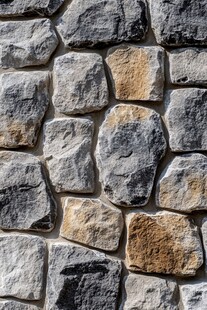 石砌墙面纹理特写