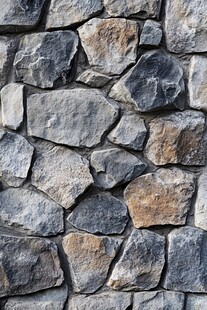 石块堆砌的纹理墙面