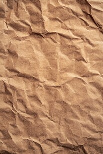 皱巴巴的牛皮纸纹理背景