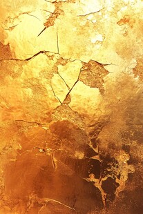 金色裂纹纹理艺术背景图