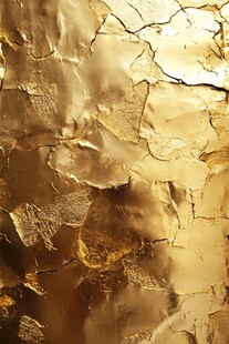 金色裂纹质感墙面纹理