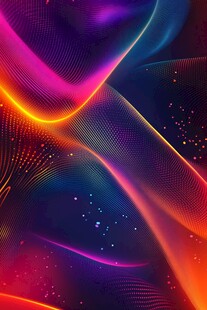 炫彩流动光效背景图
