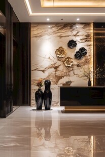 现代奢华大厅装饰艺术