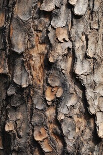 树皮纹理特写