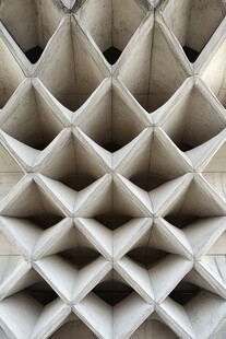 几何结构混凝土墙面纹理