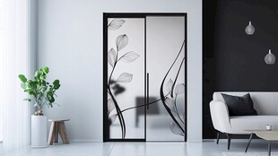 简约客厅玻璃移门装饰美