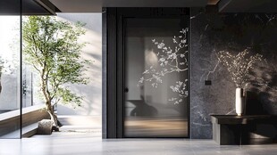 现代禅意风室内外空间景致