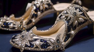 璀璨华丽水晶高跟女凉鞋