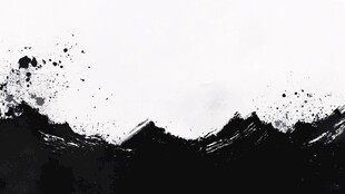 水墨飞溅抽象背景图