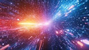 璀璨星际流光特效背景图