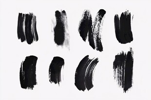 黑色笔触素材集合