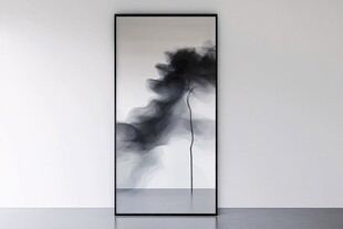 简约水墨挂画 现代艺术风