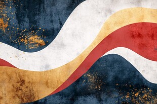 抽象波纹色彩背景图