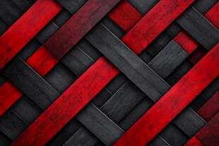 红黑交织的编织纹理背景