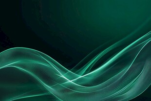 梦幻绿波 科技感背景