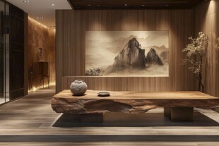 中式禅意茶室 自然古朴风