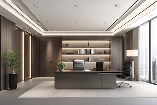 现代简约风大气办公室