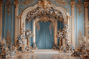 欧式奢华浪漫婚礼场景