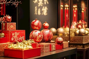 中式新春装饰摆件大赏