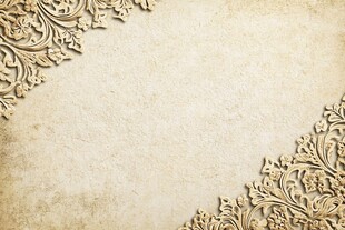 复古花纹边框背景图