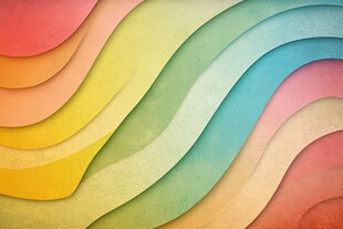 多彩波浪纹理背景图案