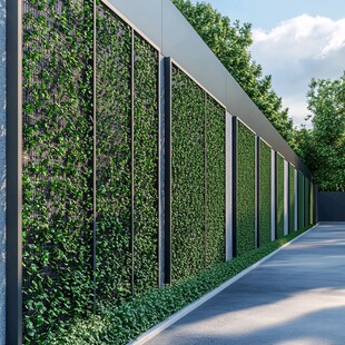 垂直绿植墙 打造自然通道