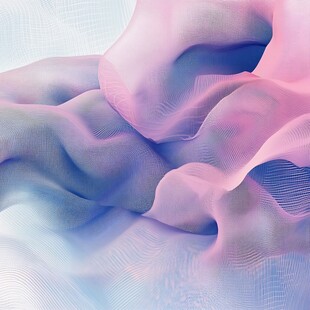 梦幻轻柔渐变纱质纹理