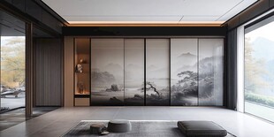 中式禅意风静谧茶室空间