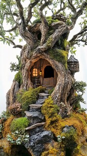 奇幻树屋 童话般的林间居所