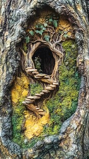 树中奇幻精灵小巢穴