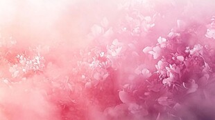 梦幻粉色花卉背景图