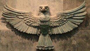 展翅青铜鹰雕塑