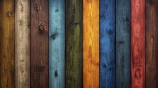 多彩实木拼接纹理背景