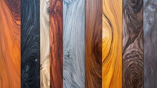 多样木纹展示 木材纹理之美