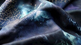 梦幻星空纹理布料细节