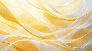 梦幻黄白纱幔纹理