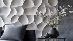 现代简约风3D立体装饰墙