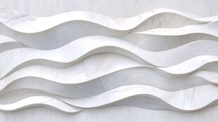 立体波浪纹理墙面设计