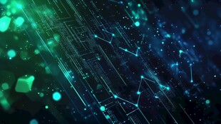 科技感数字网络背景画面