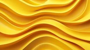 黄色波浪纹理创意背景图