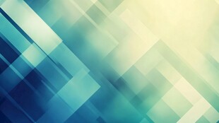 蓝绿渐变几何抽象背景图